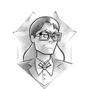 Combine elements from Dexter's Laboratory and other Cartoon Network shows in a playful mashup design tattoo design idea