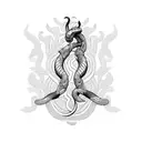 Snake tattoo design idea