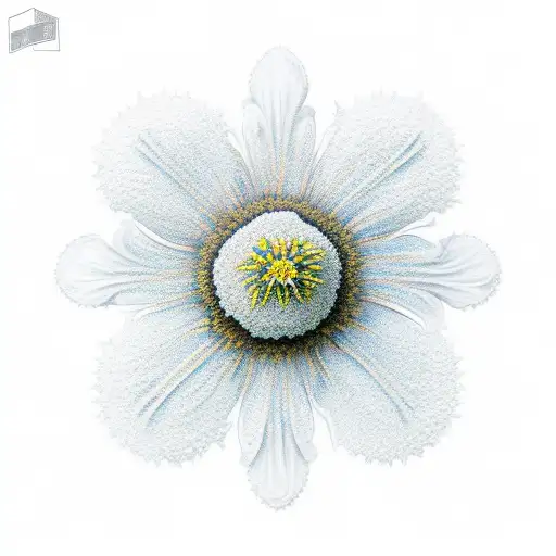 edelweiss flower and something related to Vienna tattoo design idea