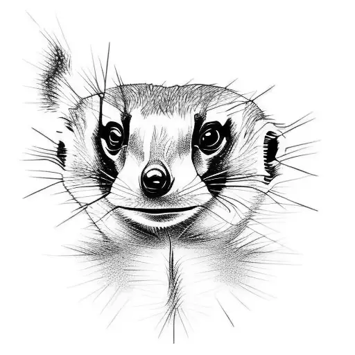 meerkat tattoo design idea