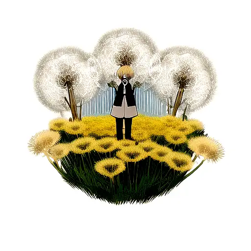 Dandelion tattoo design idea