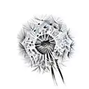 Dandelion tattoo design idea