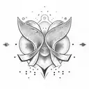 LOVE INFINITY A.E. K.R. 4L tattoo design idea