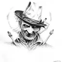 Freddy krueger tattoo design idea
