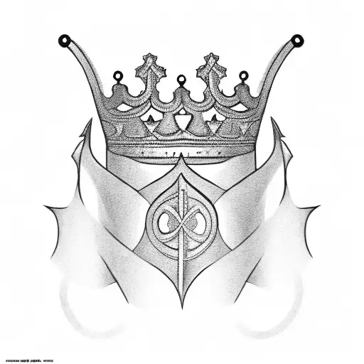 Queen's Crown tattoo design idea