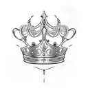 Queen's Crown tattoo design idea
