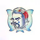 Lego bricks tattoo design idea