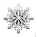 SNOWFLAKE tattoo design idea