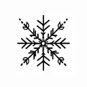SNOWFLAKE tattoo design idea