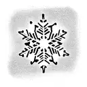 SNOWFLAKE tattoo design idea