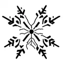 SNOWFLAKE tattoo design idea