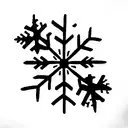 SNOWFLAKE tattoo design idea