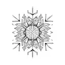SNOWFLAKE tattoo design idea