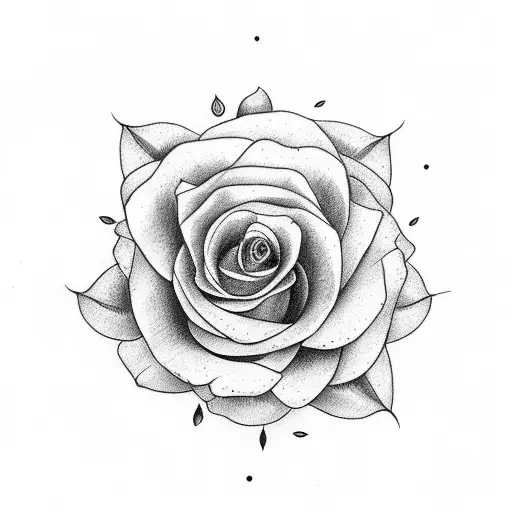 flower tattoo with the word worthy  tattoo design idea
