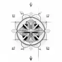 Ankh cross tattoo design idea