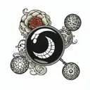 word sphere infinity  tattoo design idea