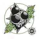 word sphere infinity  tattoo design idea