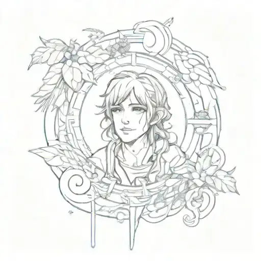 porter robinson nurture tattoo design idea