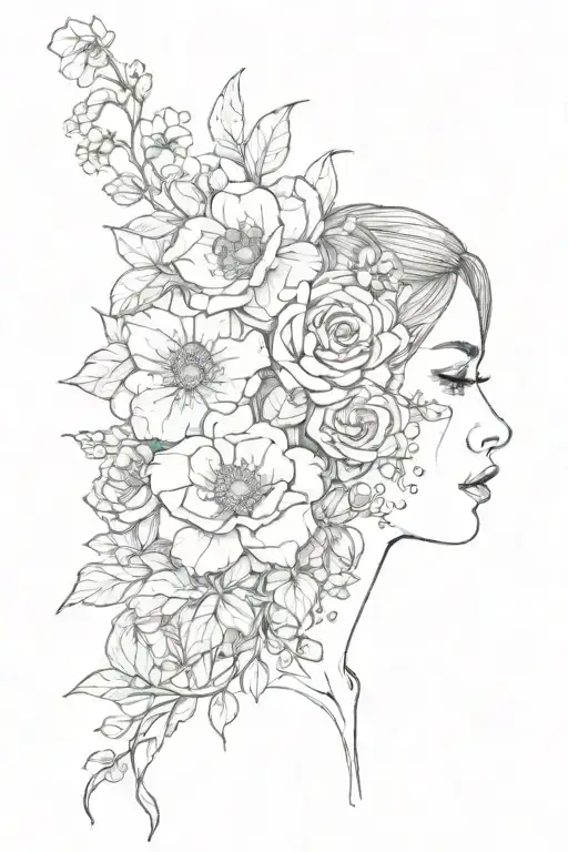 you'll find someone who grows flowers in the darkest parts of you. To heed when things get hard and don't you ever turn  tattoo design idea