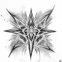 Star tattoo design idea