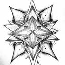 Star tattoo design idea