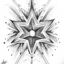 Star tattoo design idea