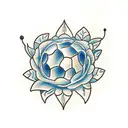 boxer and knofe tattoo design idea