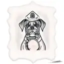 boxer and knife tattoo design idea