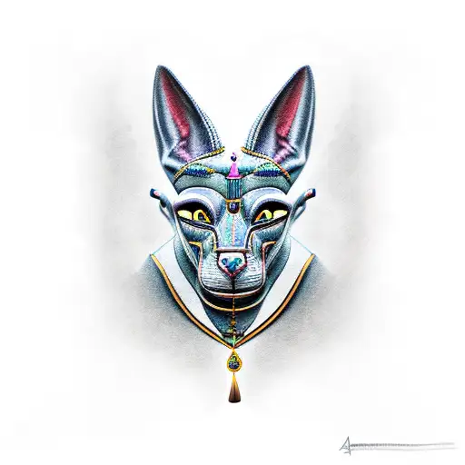 Anubis tattoo design idea