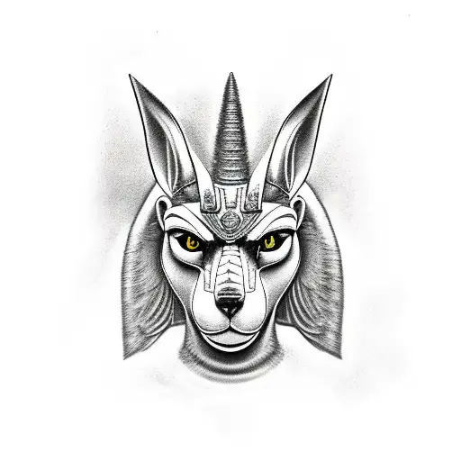 Anubis tattoo design idea