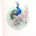 Peacock tattoo design idea