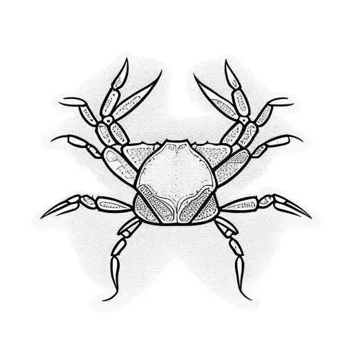 crab pacific northwest tattoo design idea
