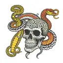 Benedictine baby Chartreuse snake old lady Appalachian moonshine crazy Bible belt and a sinner's fire Love on a higher w tattoo design idea