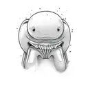 "Hubspot!" script on knuckles tattoo design idea