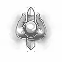 "Hubspot!" script on knuckles tattoo design idea