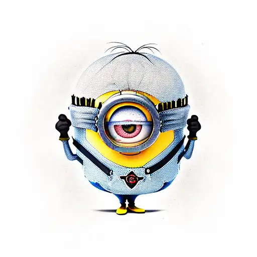 minion tattoo design idea