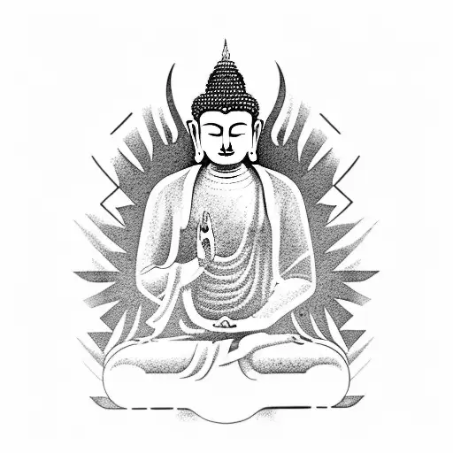 buddha see no evil hear no evil say no evil tattoo design idea