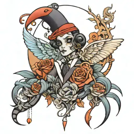 eshay Simpson character  tattoo design idea