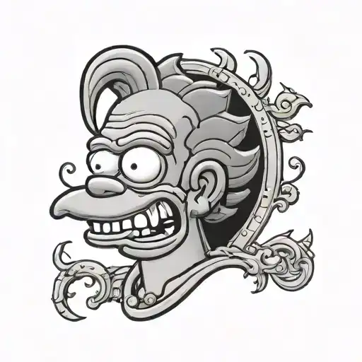 Eshay Simpsons tattoo design idea