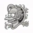 Eshay Simpsons tattoo design idea