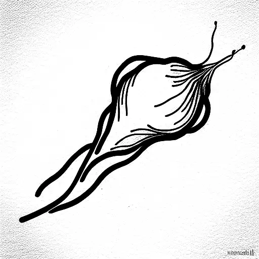 radish tattoo design idea