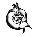 radish tattoo design idea