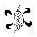 radish tattoo design idea