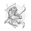 Sun Wukong tattoo design idea