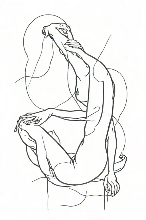 person killing themselves them reviving and becoming someone much stronger   tattoo design idea