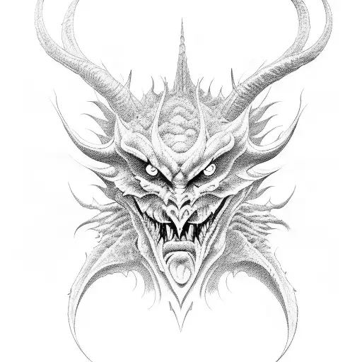 Devilman tattoo design idea
