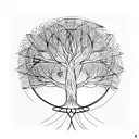 Tree of Life tattoo design idea