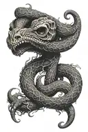 dark mark tattoo design idea