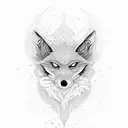 jackal tattoo design idea