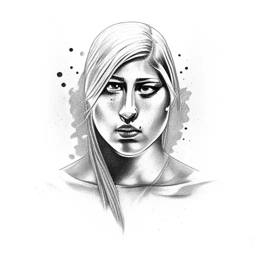 Dynamic wrestling moves featuring Rhea Ripley tattoo design idea